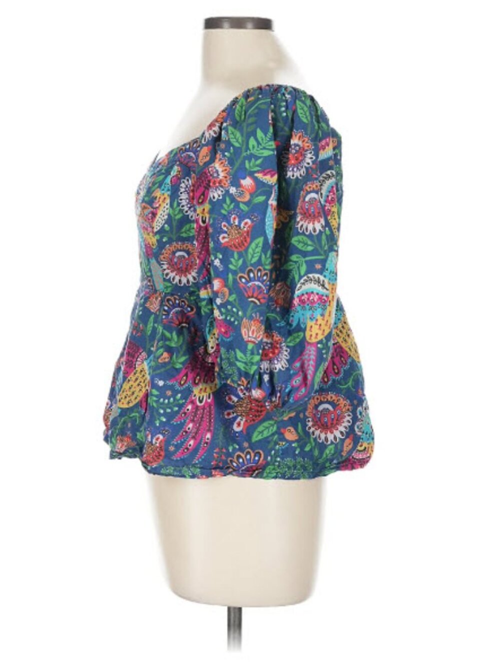 Farm Rio 3/4 sleeve top - Picture 4 of 6